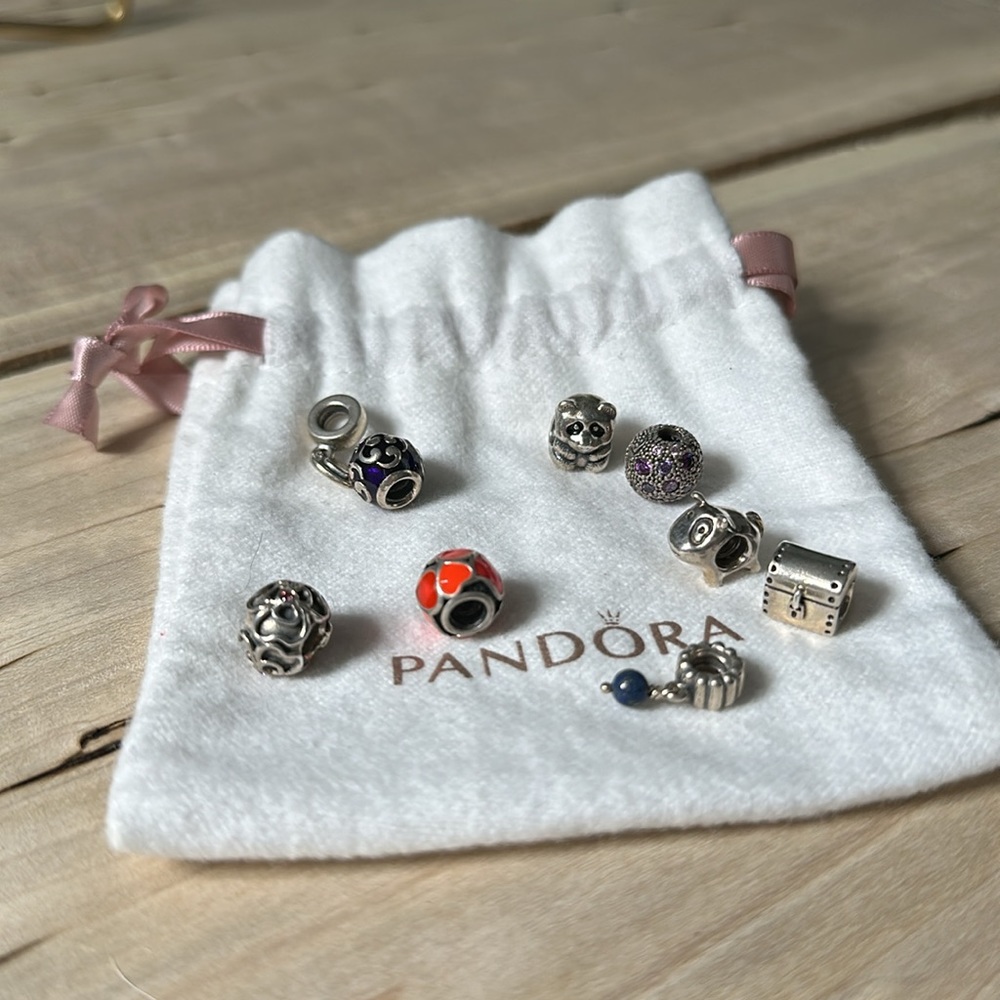 8 Pandora Charms - Picture 2 of 2